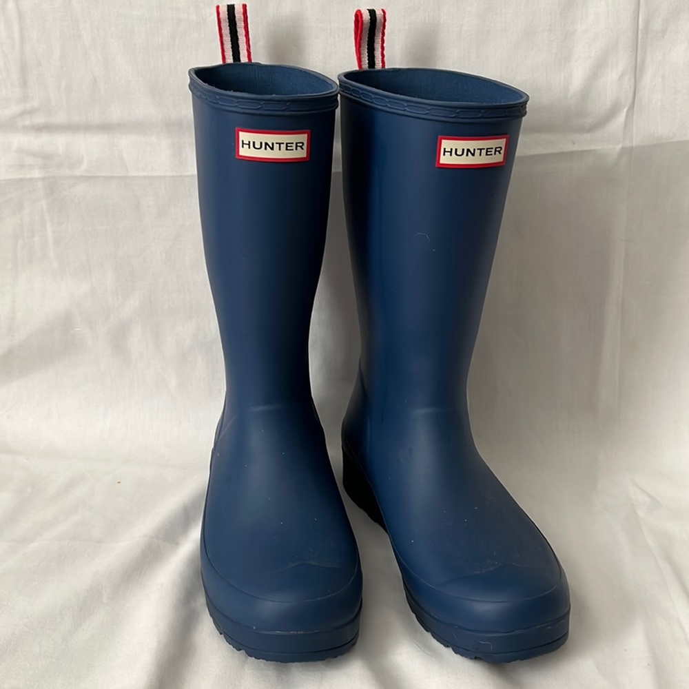 Hunter Boots Sz 8 Blue